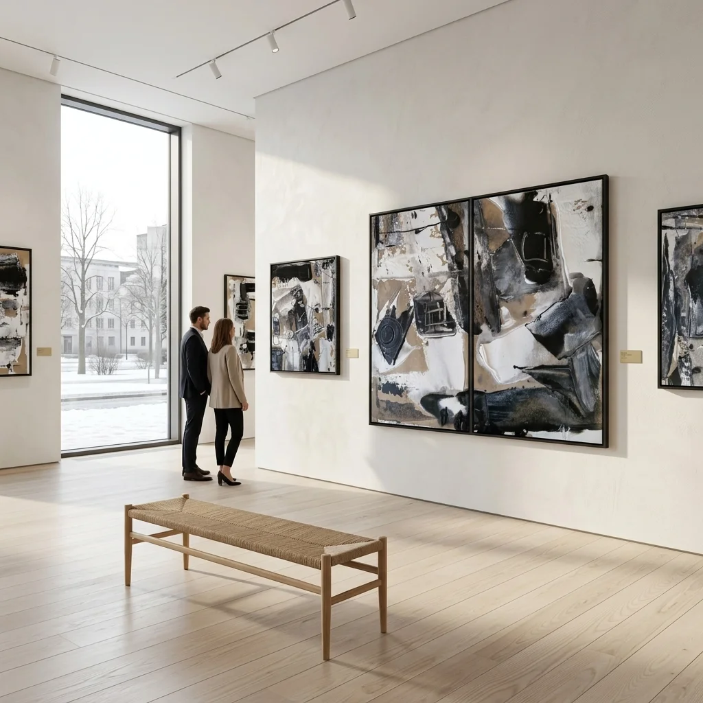 Vista de galería de la Serie Suturas del Azar