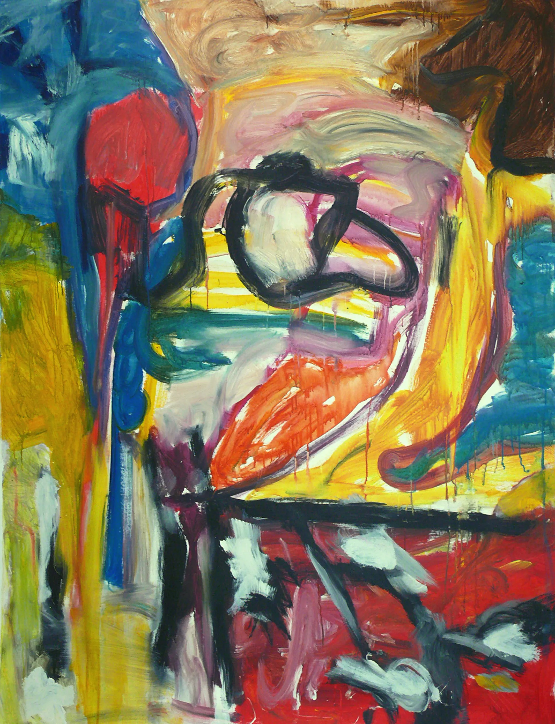 Arte abstracto inspirado en el Mediterráneo