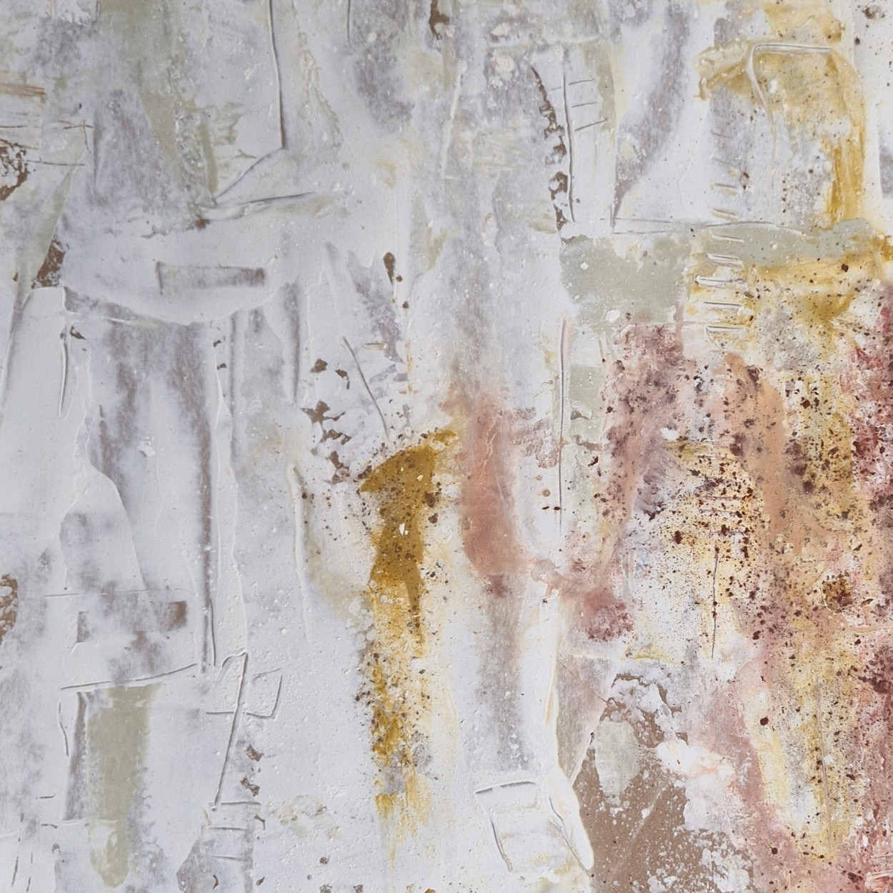 Obra 07 Serie Umbral - Pintura matérica contemporánea